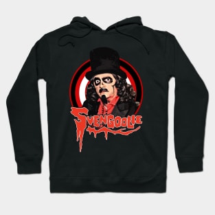 Retro Svengoolie Black red art Hoodie